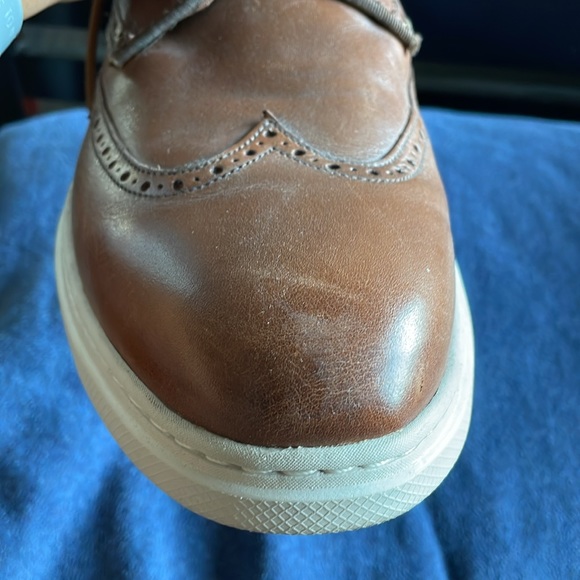 CLARKS LEATHER LACE UP SEMIFORMAL SHOWS MENS SIZE 12 - Picture 4 of 5